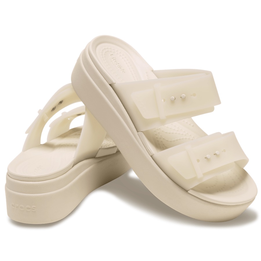 Brooklyn Buckle Frosted Low Wedge - Image 2